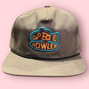 Howler Brothers Men’s  Snapback Hat / Cap  (Something Fishy) ~~ Graphite